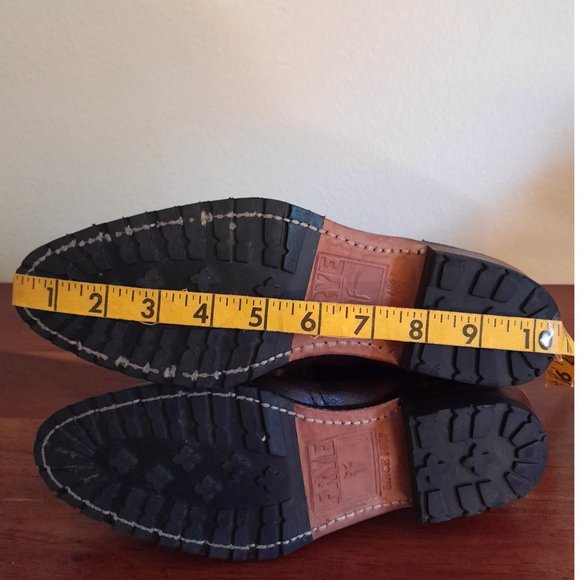 women's Frye dark brown leather knee high boots sz 7 made in Spain - Picture 8 of 13